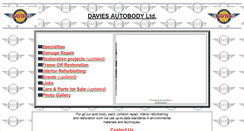 Desktop Screenshot of daviesvette.com